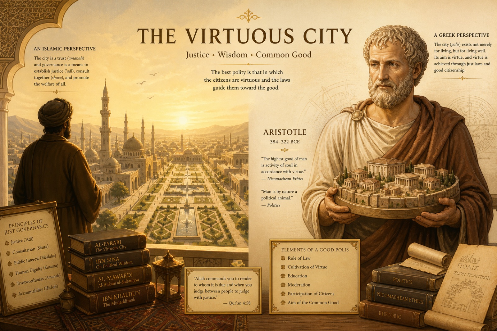 Fârâbî ve Aristoteles — erdemli şehir